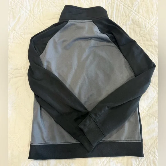 Nike Black and Gray Tracksuit with Neon Yellow Details (7) - Picture 3 of 7